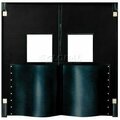 Chase Industries,. Chase Doors Extra HD Single Panel Traffic Door 4'W x 7'H Black DIS4884-BK